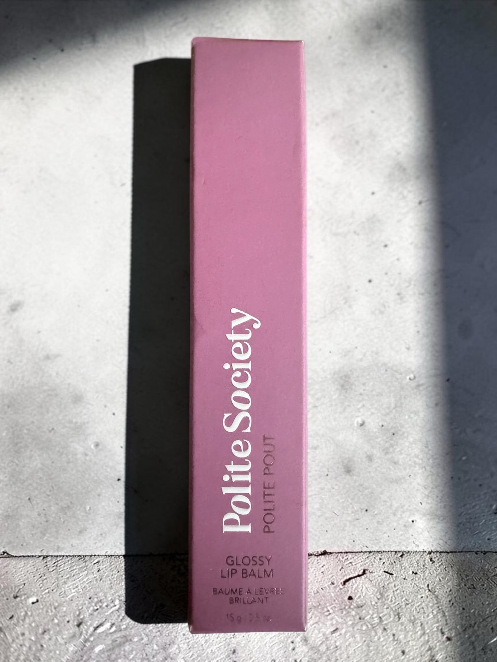 Polite Society Glossy Lip Balm - Bumbleberry NIB